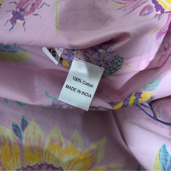 Banjanan floral cotton blouse, purple,‘EUC - Picture 2 of 5